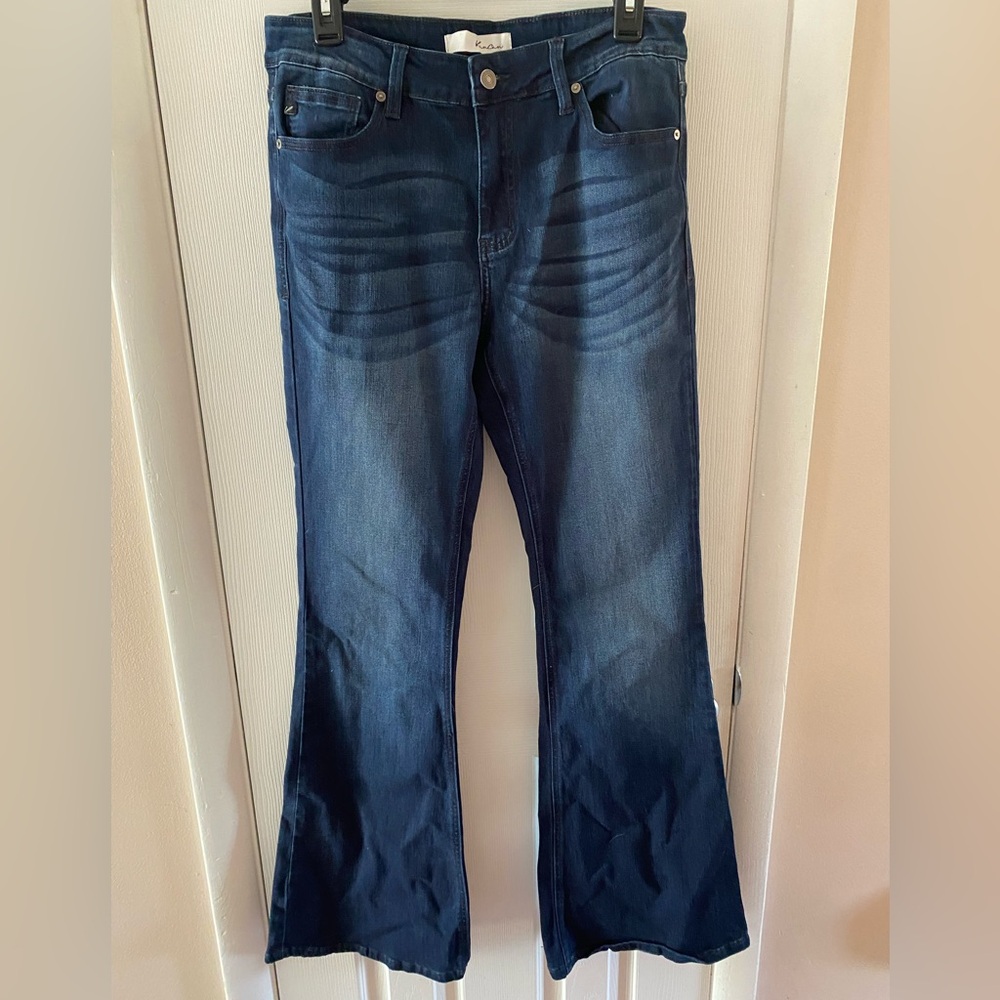 KanCan Blue Bootcut Jeans with Vintage-Inspired Wash